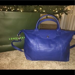 Purse Longchamp, pliage cuir/leather size M